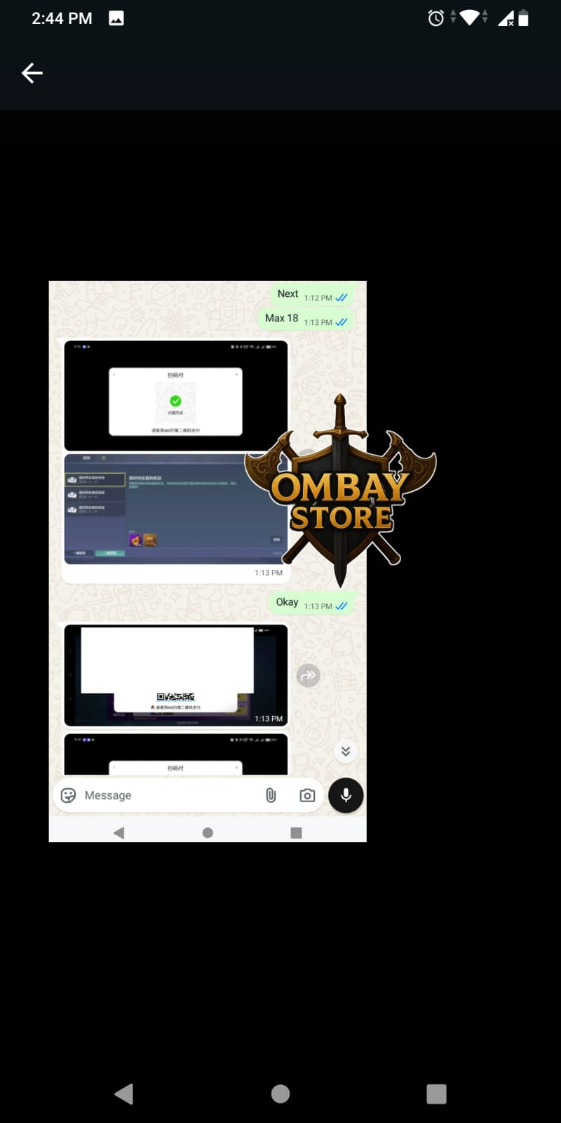 Ombay Store testimonial