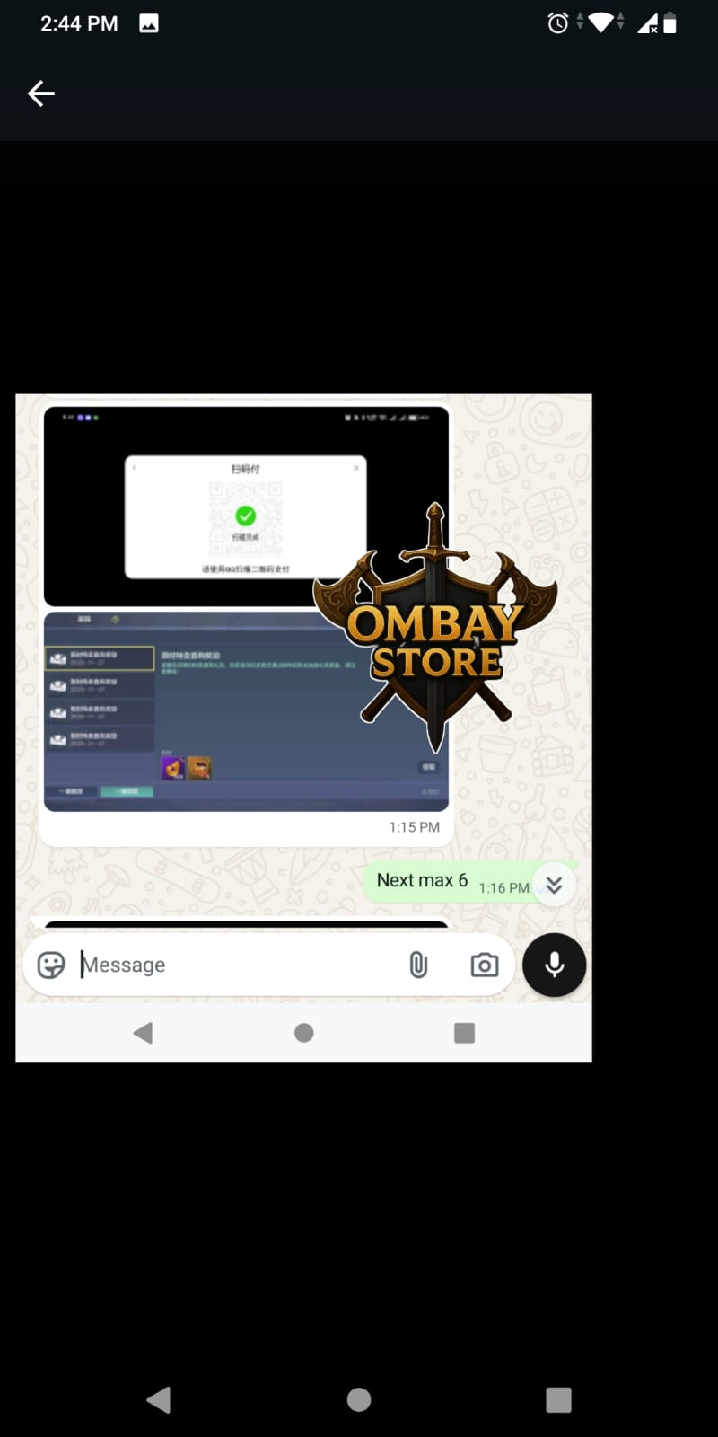 Ombay Store testimonial